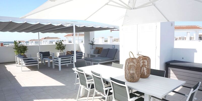 Vera Garden Suites Costa Blanca Dachterrasse